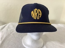 Vintage 70s 80s NRA National Rifle Association Mesh SnapBack Trucker Hat Cap USA