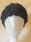 Ob.D. Handmade, Hand Crocheted, Head Band/Cowl, Blue w/Gold Button — photo 5