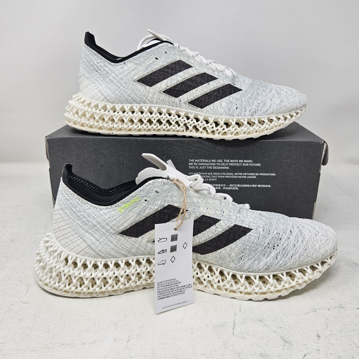 Men's Adidas 4DFWD X Strung Elite Running Shoes / White