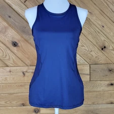 Kyodan Womens Size M Tank Top Sleeveless Sports Active Top Training Dark Navy