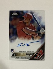 2016 Topps Chrome SOCRATES BRITO #RA-SOB Rookie Auto On Card SP DBACKS RC