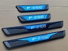 4X Blue Door Scuff Sill Cover Panel Step Protector New for F-250 Accessories