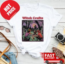 90s Witch Crafts Halloween Cute Witch Cotton T-Shirt F32522
