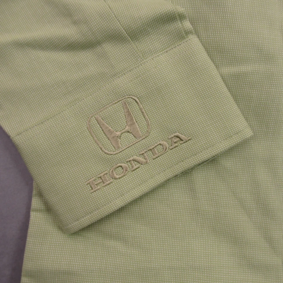 Cutter Buck Shirt Mens Medium Green Long Sleeve Button Pocket - Image 2 of 4