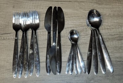 WMF Cromargan Present? Stainless 17 Piece Mixed lot Used