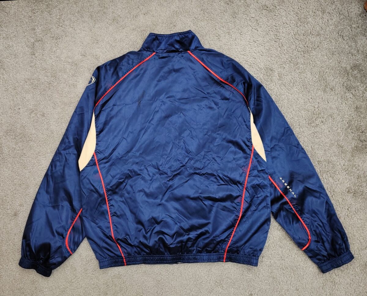 2001-02 Arsenal Fc Nike Track Jacket Football Gunners SIZE 2001-02 Arsenal Fc Nike Track Jacket Football Gunners SIZE