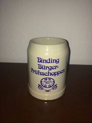  Binding Bier  Binding Bürger Frühschoppen 0,5l Bierkrug