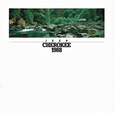 1988 Jeep Cherokee Base Pioneer Chief Laredo Limited Dealer Sales Brochure