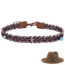 Cowboy Hat Bands for Women Men, Cowgirl Hat Bands for Western Hats Straw Hats
