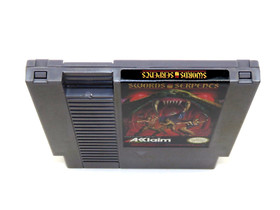 Swords & Serpents (NES, 1990) By Acclaim (Cartridge & Manual) NTSC