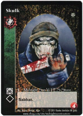 Skulk Nosferatu Antitribu Danse Macabre Kickstarter V:TES VTES Vampire CCG