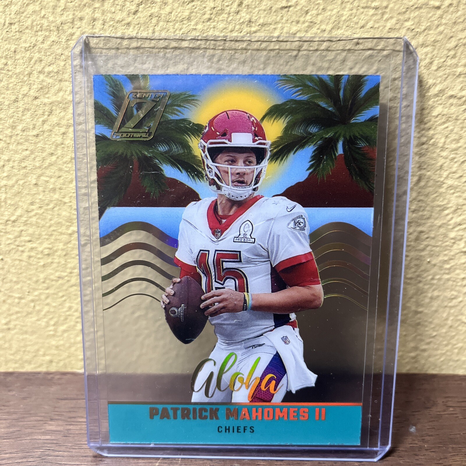 2022 Panini Zenith Patrick Mahomes ALOHA ULTRA SSP Case Hit Chiefs MVP