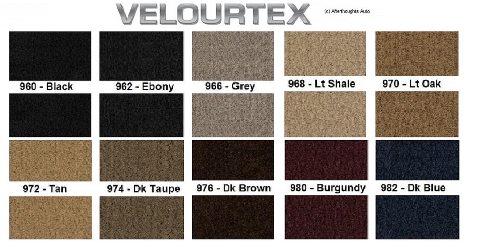 Lloyd Mats Velourtex Cadillac DeVille Gold Crest Front Floor Mats (1963-2001) Foto 2 de 4