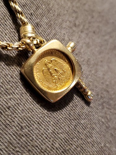 1945 Mexican Dos Pesos Gold Coin in 