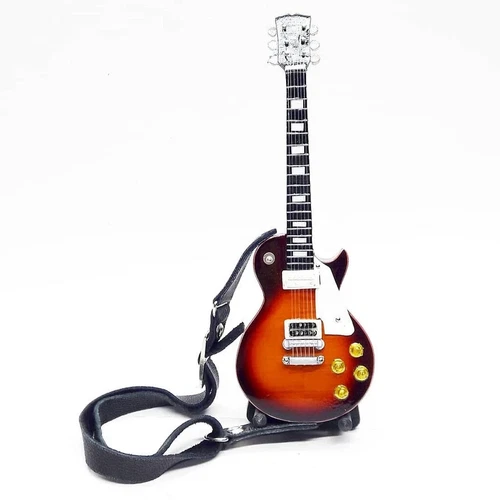 Miniature Guitar Gibson Lespaul slash Guns N Roses For Action Figure 1:6