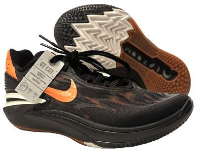 NIKE Air Zoom GT Cut 2 DJ6015-004 Black/Cone Orange (MEN'S
