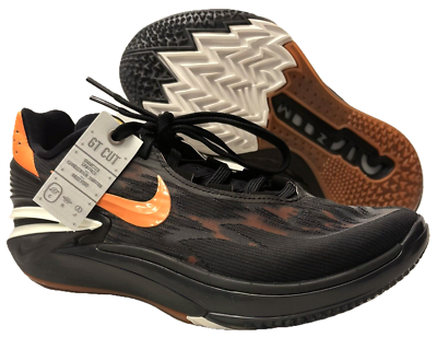 NIKE Air Zoom GT Cut 2 DJ6015-004 Black/Cone Orange (MEN'S