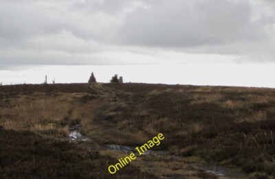 Photo 6x4 Approaching Minch Moor summit Riggs, The/NT3334 The boggy last c2012