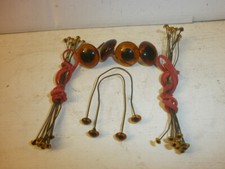 großes Konvolut 48 alte zweifarbige Teddyaugen Glasaugen für Teddys Plüschtiere