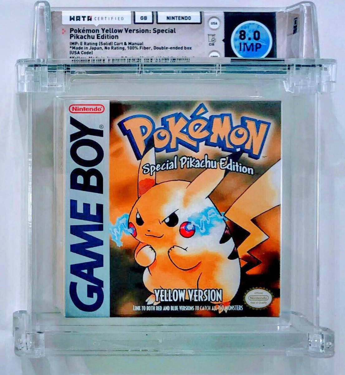 ゲームボーイ ポケモン イエロー YELLOW VERSION 英語版 Pokémon Yellow Version Special Pikachu Edition (Nintendo Game Boy