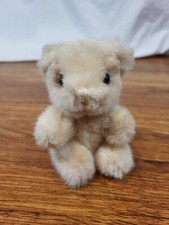Vtge Russ Berrie 4" Blond Teddy Bear