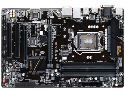 For GIGABYTE Z170-HD3 motherboard LGA1151 DDR4 64G VGA+DVI+HDMI ATX Tested ok