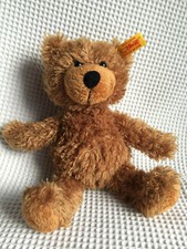 Steiff Brown Charly Dangling Bear EAN 113246 Button and Flag No drum only teddy
