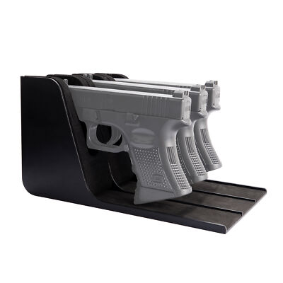 3 Gun Pistol Handgun Storage Rack Organizer Display Gun Safe | eBay
