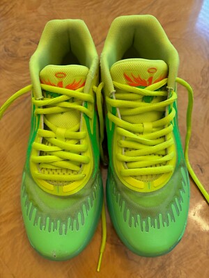 Puma M.E.L.O. x Nickelodeon Slime Fluro Green Lime Squeeze 377584-01 Size 8