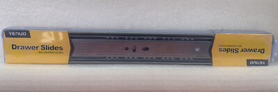 Yenuo Drawer Slides Pair 14  Closed New Sealed