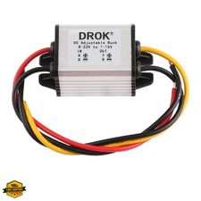 Waterproof DC Buck Converter Voltage Regulator 8-22V to 3-15V 5V 12V 3A Adjus...