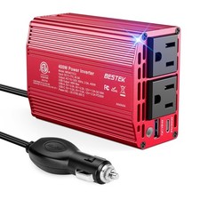 BESTEK 400W Car Power Inverter DC 12V to AC 110V Car Charger Plug Adapter