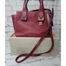 Michael Kors - Borsa a tracolla in pelle - colore bordeaux - taglia piccola