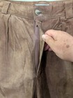 Esprit Suede leather Women's Long Shorts Vintage 1990s Lined 11/12, barely worn — photo 3