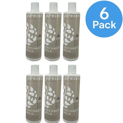 Purezero Coconut Milk Moisturizing Conditioner 12 fl oz Clean Beauty 6 Pack Set