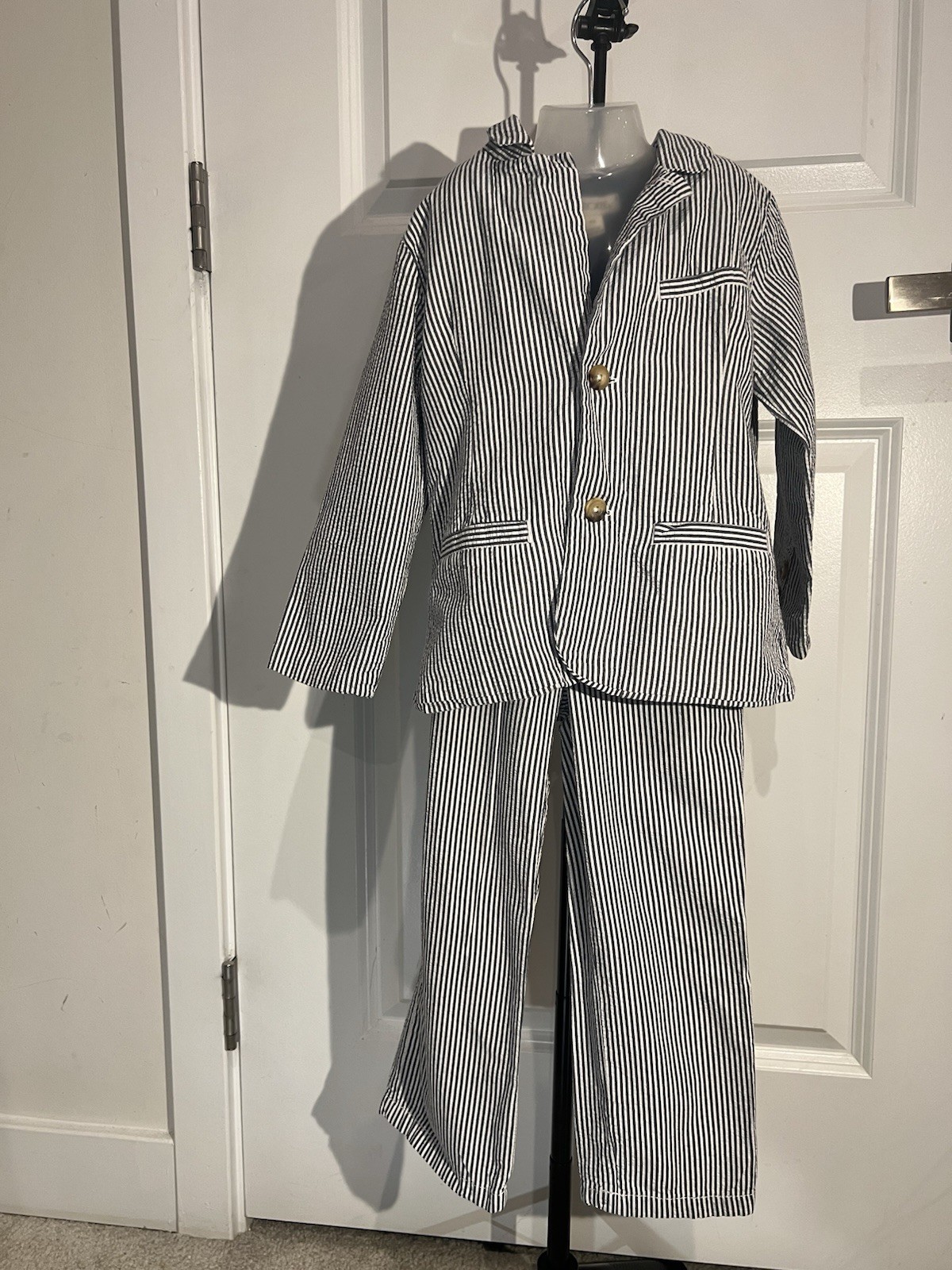 Cherokee Striped Blazer and Pants Set