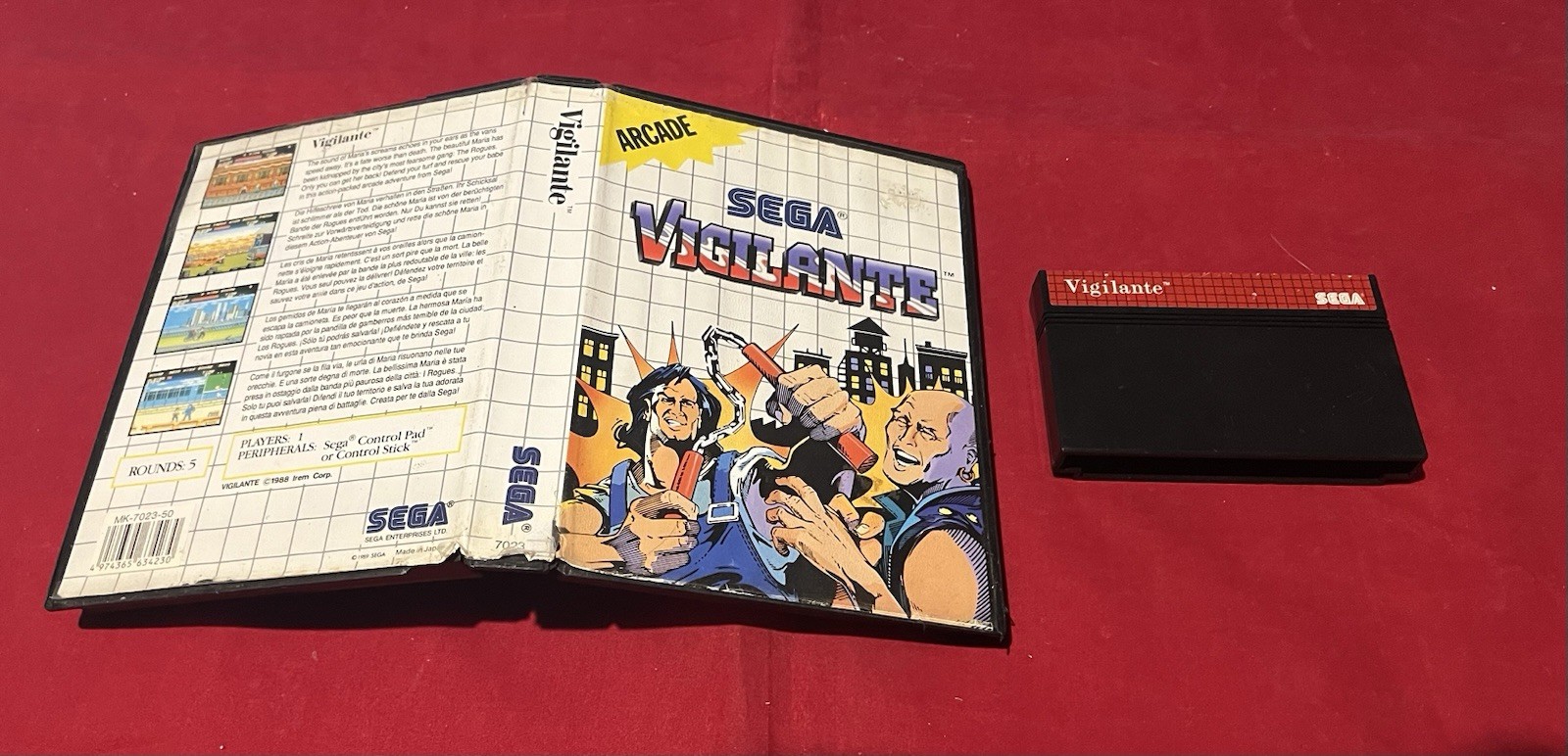 Vigilante sur SEGA Master System !!!