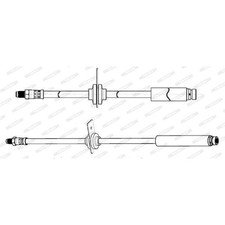 FERODO Bremsschlauch für Ford C-Max II DXA/CB7 DXA/CEU 1.0 EcoBoost 1.5 1.6