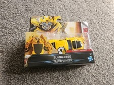Transformers The Last Knight 1-Step Turbo Changer Bumblebee Figure