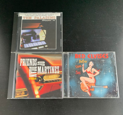Better Sex Red Elvises Paladins Slippin Dean Martinez Rockabilly Surf Rock CD x3