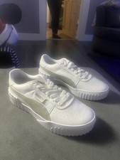 Puma Cali Wns White Desert Sage Women Casual Lifestyle Shoes UK 5 EU 38 US 7.5