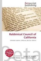 Lambert M. Surhone (U. A.) | Rabbinical Council Of California | Taschenbuch