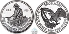 1985 Engelhard 1/4oz American Prospector .999 Fine Silver Round Rare!