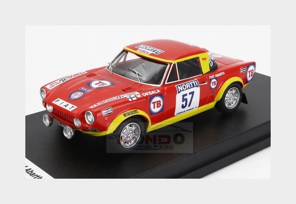 1:43 Trofeu Fiat 124 Abarth #57 Rally 1000 Lakes 1974 Oksala Aho TRFDSN213 Model-image