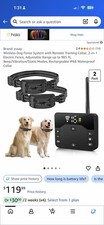 Electric Fence for Dogs 2 in 1 Wireless Dog Fence Collar Pet Containment System