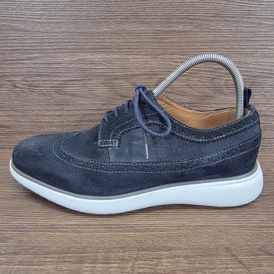 Geox Winfred Blau Wildleder Schuhe Herren UK 7 EU 40 Budapester Brogues Oxford Komfort