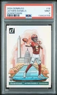 2024 PANINI DONRUSS DOWNTOWN! #16 JAYDEN DANIELS ROOKIE RC PSA 9