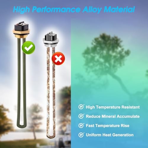  520900 RV Water Heater Element Kit for Suburban SW4DE SW6DE SW6DEL Model-B