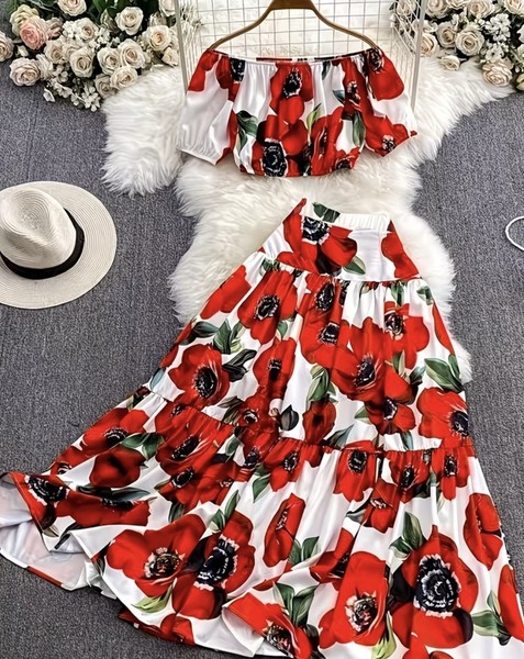 Ruan Mitao Colección Primavera/Verano Nueva Floral Rosa