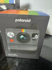 Polaroid Now Generation 3 Instant Camera Bundle w/ B W i-Type Film, Black